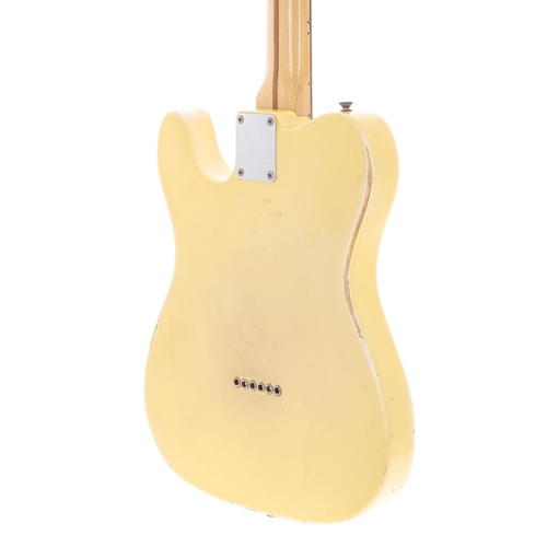 21 - 1971 Fender Telecaster electric guitar, made in USA; Body: blonde finish, finish loss to edge at arm... 