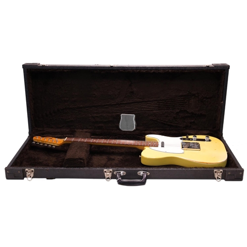 21 - 1971 Fender Telecaster electric guitar, made in USA; Body: blonde finish, finish loss to edge at arm... 