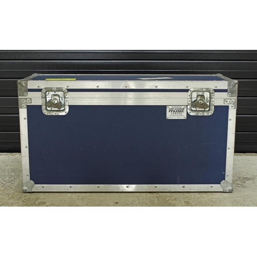 556 - The Script - heavy duty guitar amplifier head flight case, external dimensions: 44cm high, 83cm wide... 