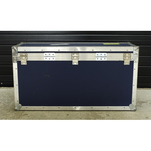 556 - The Script - heavy duty guitar amplifier head flight case, external dimensions: 44cm high, 83cm wide... 