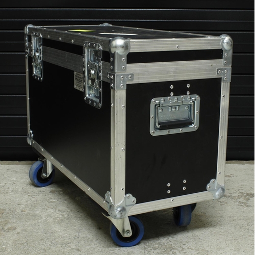 561 - The Script - heavy duty multi-compartment flight case on wheels, 61cm high, 81cm wide, 36cm deep*Red... 