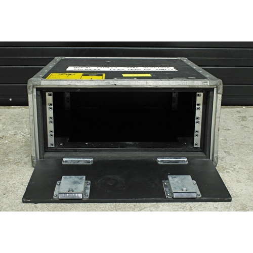 563 - The Script - heavy duty 3U AdLib flight case rack unit, bearing 'The Script' cargo labels*Redundant ... 