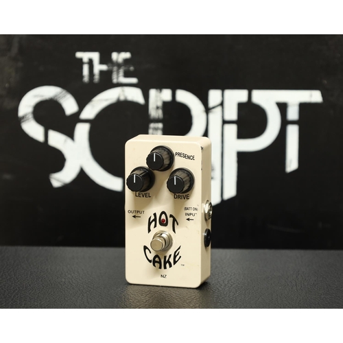 531 - The Script - Hot Cake Overdrive guitar pedal*Redundant equipment, used on various tours by Irish roc... 