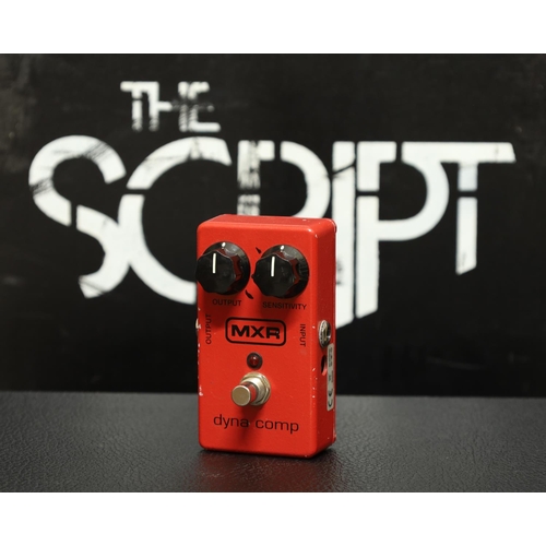 535 - The Script - MXR Dyna Comp compressor guitar pedal*Redundant equipment, used on various tours by Iri... 