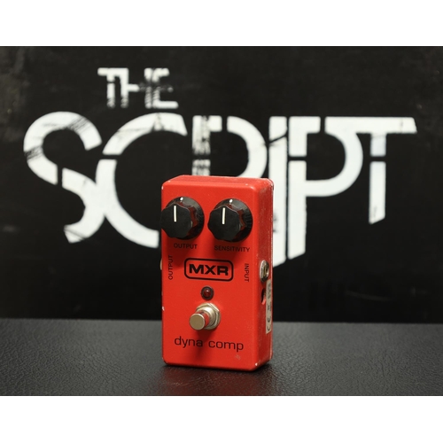 536 - The Script - MXR Dyna Comp compressor guitar pedal*Redundant equipment, used on various tours by Iri... 