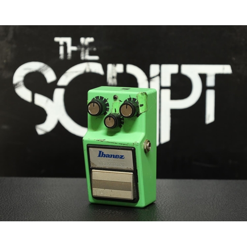 529 - The Script - Ibanez TS9 Tube Screamer guitar pedal*Redundant equipment, used on various tours by Iri... 