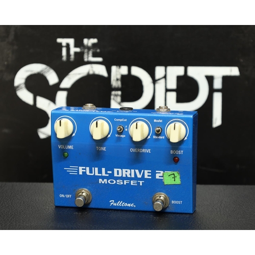 540 - The Script - Fulltone Full-Drive 2 Mosfet guitar pedal*Redundant equipment, used on various tours by... 