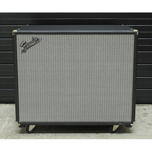 902 - Fender Bassman 115 Neo bass guitar amplifier speaker cabinet, with dust cover*Please note: Gardiner ... 