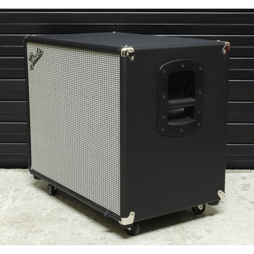 902 - Fender Bassman 115 Neo bass guitar amplifier speaker cabinet, with dust cover*Please note: Gardiner ... 