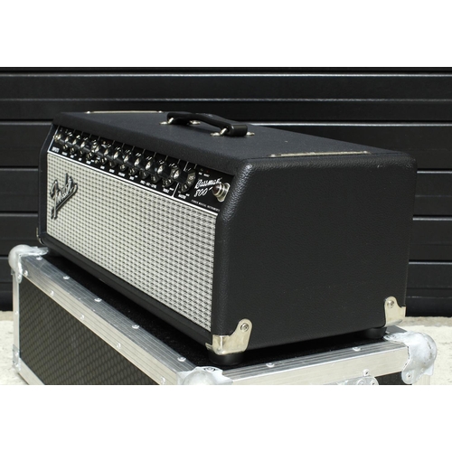 904 - Fender Bassman 800 guitar amplifier head, made in Mexico, within a heavy duty flight case*Please not... 