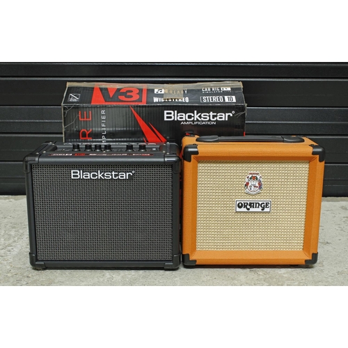 949 - Blackstar Amplification ID:Core Stereo 10 V3 guitar amplifier, boxed; together with an Orange Crush ... 