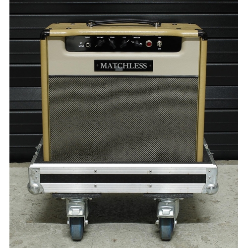 1073 - Matchless SC Mini guitar amplifier, within a fitted heavy duty flight case on wheels*Please note: Ga... 