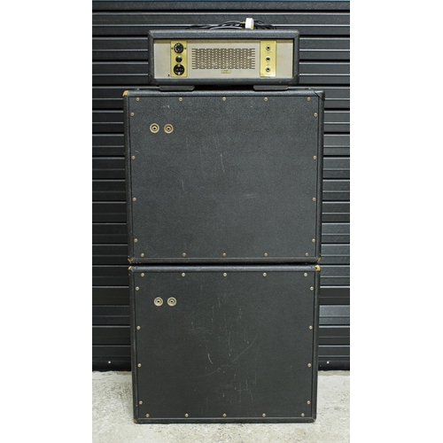 1078 - 1960s Klemt Echolette Mustang 100 guitar amplifier, made in Germany, ser. no. 71725; together with a... 