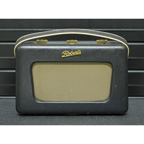 1081 - Vintage Roberts Model R300 radio, converted with guitar input to use as an amplifier whilst the radi... 