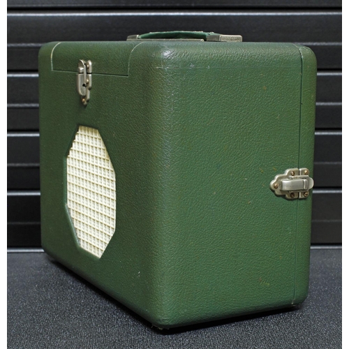 1086 - Vintage Roberts radio, converted with guitar input to use as an amplifier whilst the radio is runnin... 