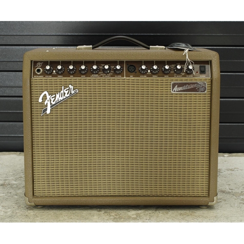 917 - Fender Acoustasonic-30 acoustic guitar amplifier, with manual*Please note: Gardiner Houlgate do not ... 