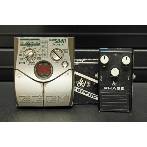 1157 - JHS Phase guitar pedal, boxed; together with a Zoom 504 II acoustic guitar pedal (2)*Please note: Ga... 