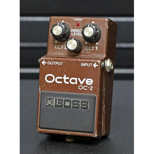 1162 - 1986 Boss OC-2 Octave guitar pedal, made in Japan, black label*Please note: Gardiner Houlgate do not... 