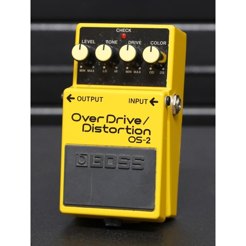 1171 - Boss OS-2 Overdrive/Distortion guitar pedal*Please note: Gardiner Houlgate do not guarantee the full... 