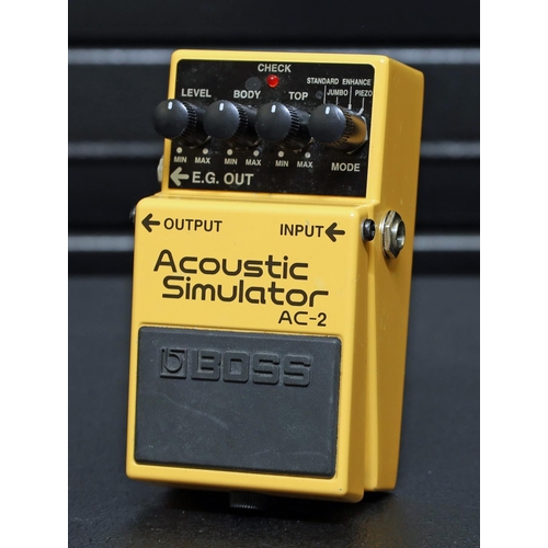 1173 - Boss AC-2 Acoustic Simulator guitar pedal, boxed*Please note: Gardiner Houlgate do not guarantee the... 