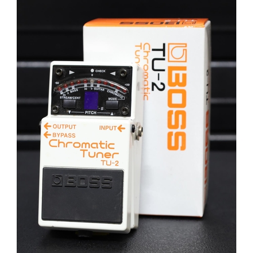 1174 - Boss TU-2 Chromatic Tuner guitar pedal, boxed*Please note: Gardiner Houlgate do not guarantee the fu... 