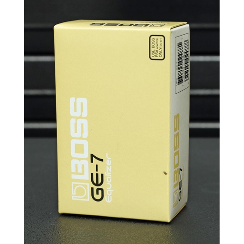 1175 - Boss GE-7 Equalizer guitar pedal, boxed*Please note: Gardiner Houlgate do not guarantee the full wor... 