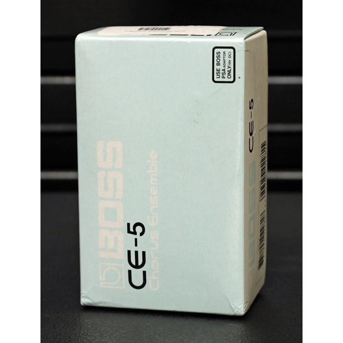 1176 - Boss CE-5 Chorus Ensemble guitar pedal, boxed*Please note: Gardiner Houlgate do not guarantee the fu... 