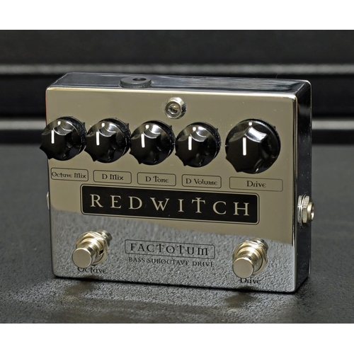 1182 - Red Witch Factotum Bass Sub Octave drive guitar pedal, boxed*Please note: Gardiner Houlgate do not g... 