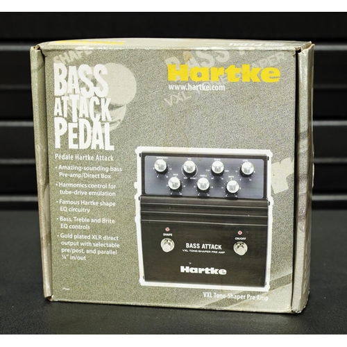 1184 - Hartke Bass Attack VXL Tone Shaper preamp guitar pedal, boxed*Please note: Gardiner Houlgate do not ... 