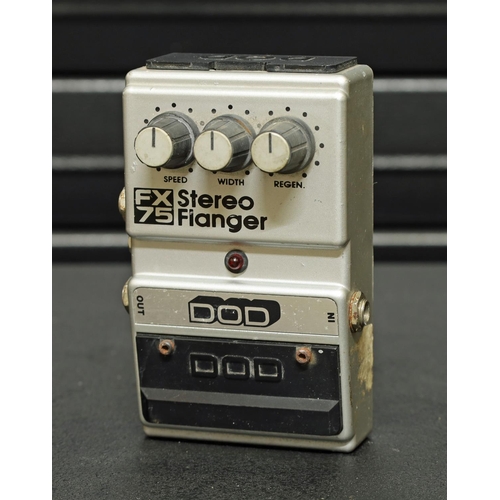 1201 - DOD FX75 Stereo Flanger guitar pedal, made in USA*Please note: Gardiner Houlgate do not guarantee th... 