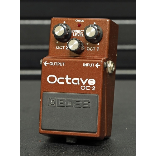 1217 - 1985 Boss OC-2 Octave guitar pedal, made in Japan, black label*Please note: Gardiner Houlgate do not... 