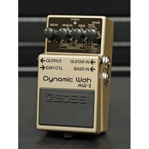 1224 - Boss AW-3 Dynamic Wah guitar pedal, boxed*Please note: Gardiner Houlgate do not guarantee the full w... 