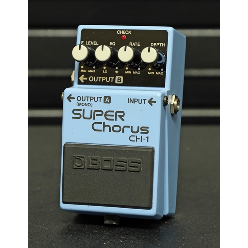 1225 - Boss CH-1 Super Chorus guitar pedal, boxed*Please note: Gardiner Houlgate do not guarantee the full ... 