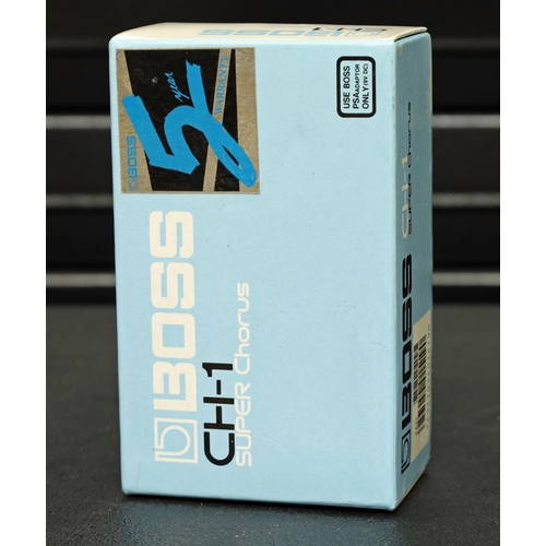 1225 - Boss CH-1 Super Chorus guitar pedal, boxed*Please note: Gardiner Houlgate do not guarantee the full ... 