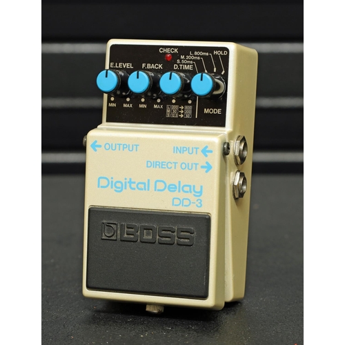 1227 - Boss DD-3 Digital Delay guitar pedal, made in Japan, blue label*Please note: Gardiner Houlgate do no... 