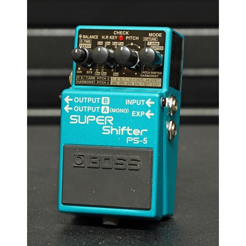 1228 - Boss PS-5 Super Shifter guitar pedal, boxed*Please note: Gardiner Houlgate do not guarantee the full... 