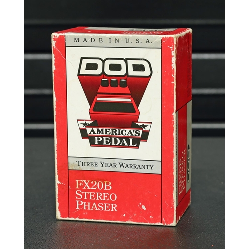 1229 - DOD FX20-B Stereo Phaser guitar pedal, made in USA, boxed*Please note: Gardiner Houlgate do not guar... 