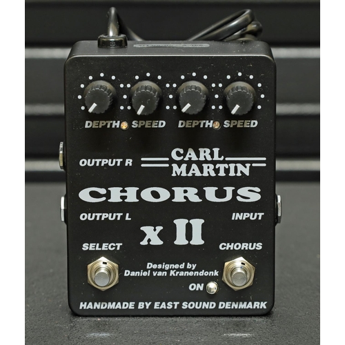 1231 - Carl Martin Chorus X II guitar pedal, boxed*Please note: Gardiner Houlgate do not guarantee the full... 