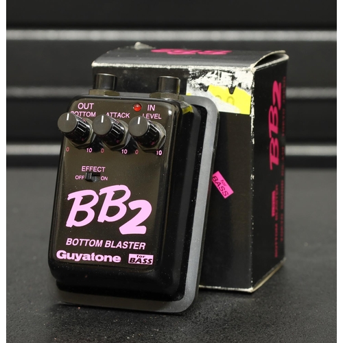 1233 - Guyatone BB2 Bottom Blaster bass guitar pedal, made in Japan, boxed*Please note: Gardiner Houlgate d... 