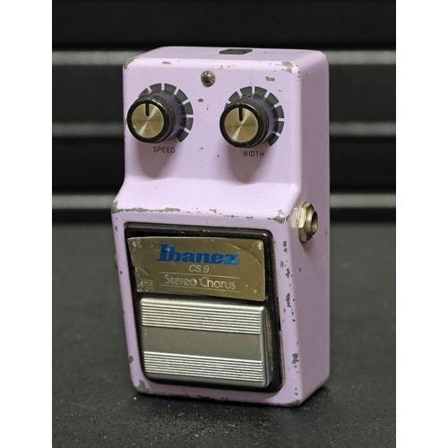 1236 - Ibanez CS9 Stereo Chorus guitar pedal, made in Japan*Please note: Gardiner Houlgate do not guarantee... 