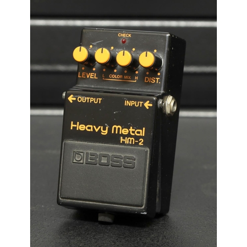 1237 - 1984 Boss HM-2 Heavy Metal guitar pedal, made in Japan, black label*Please note: Gardiner Houlgate d... 