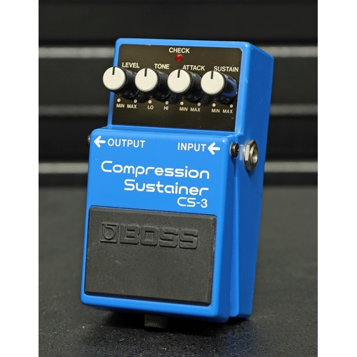 1244 - Boss CS-3 Compression Sustainer guitar pedal*Please note: Gardiner Houlgate do not guarantee the ful... 