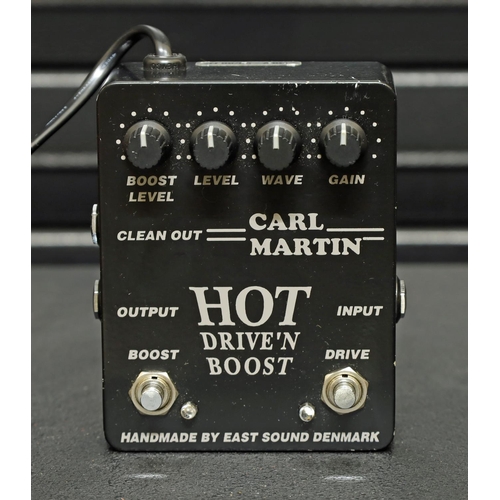 1255 - Carl Martin Hot Drive 'n Boost guitar pedal, boxed*Please note: Gardiner Houlgate do not guarantee t... 