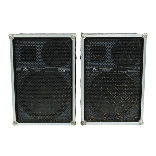 3052 - PA equipment to include a pair of Peavey Prosys 15 speakers, a Cambridge Audio RA3001 power amplifie... 