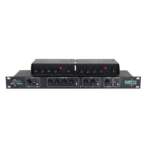 3065 - Award Design Quad-FX FX loop expander rack unit; together with two Award Session MM4 Mix Match units... 