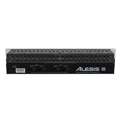 3067 - Alesis M-EQ230 EQ rack unit, boxed; together with a Behringer PX2000 Ultrapatch Pro Model patch bay ... 