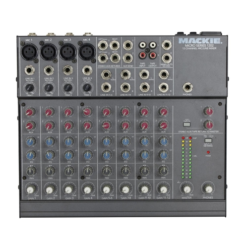 3070 - Mackie Micro Series 1202 twelve channel mic/line mixer, boxed*Please note: Gardiner Houlgate do not ... 