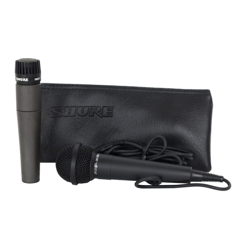 3088 - Shure SM57 dynamic microphone; together with a Maplin microphone (2)*Please note: Gardiner Houlgate ... 