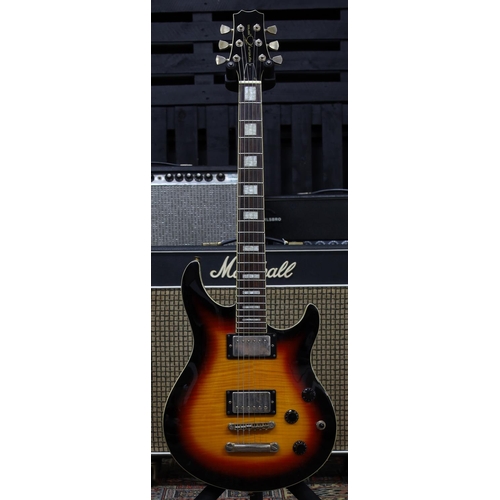 789 - Peavey Signature Series HP EX electric guitar, made in China, three-tone sunburst finish... 