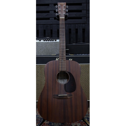 791 - 2012 Sigma Guitars DM-15 acoustic guitar; Body: mahogany, chips to edges, other finish imperfections... 